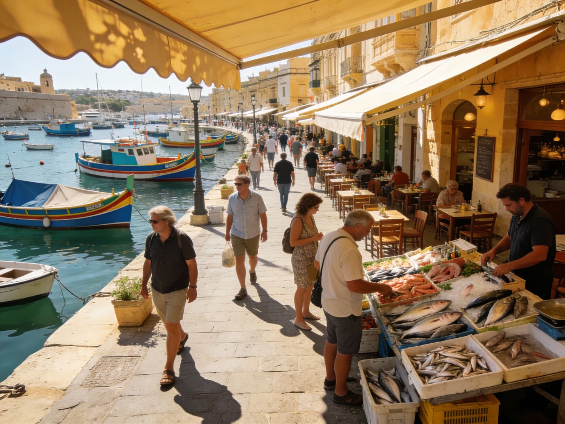 Content illustration 1 for Malta: Fall for the Life, Check the Market